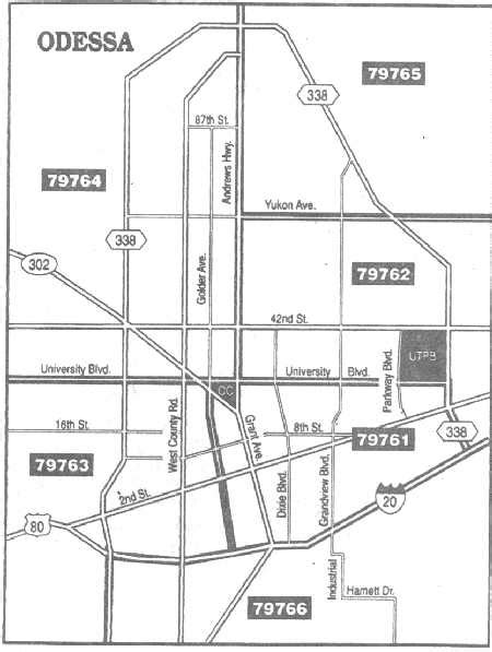 zip code odessa tx|SANTA CLARA AVE, ODESSA, TX ZIP Code